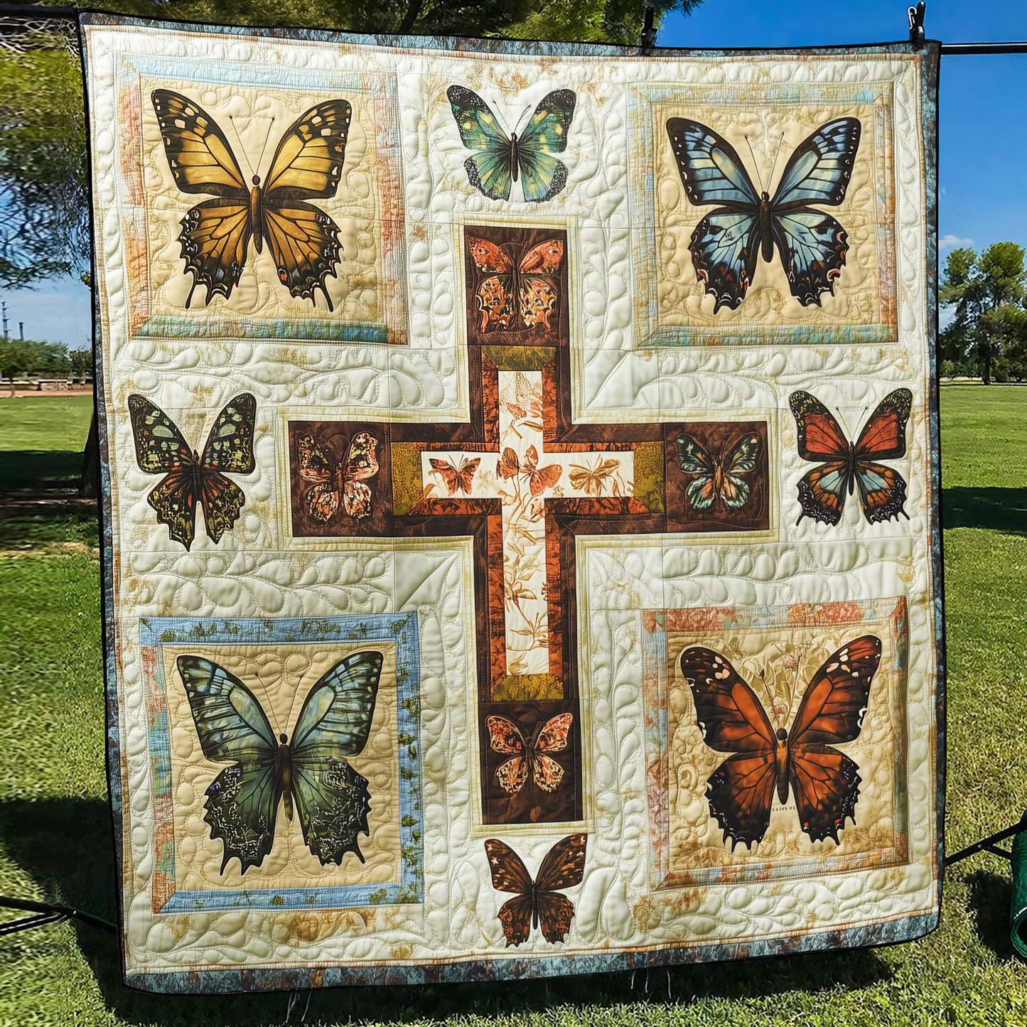 Cross of Light Quilted Blanket NCU0VL514