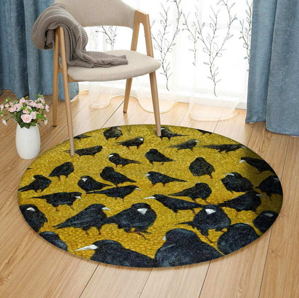 Crow DD070929RR Round Area Rug