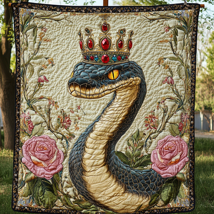 Crown Snake Quilted Blanket NCU0VH1844