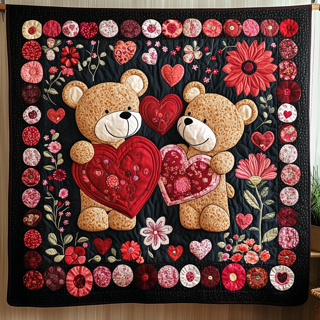 Cuddly Couple Quilted Blanket NCU0TL2399