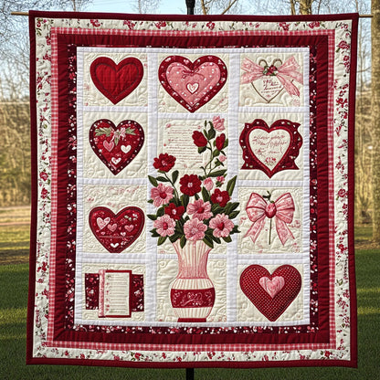 Cupid Whispers Quilted Blanket NCU0NT2707