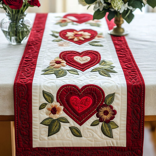 Cupid Whispers Quilted Table Runner NCU0NT2714