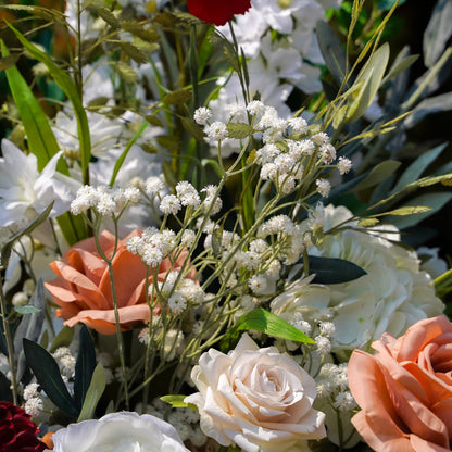 New Wedding Party Background Floral Arch Decoration