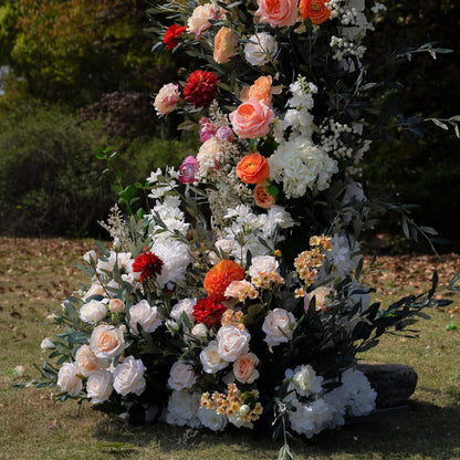 New Wedding Party Background Floral Arch Decoration