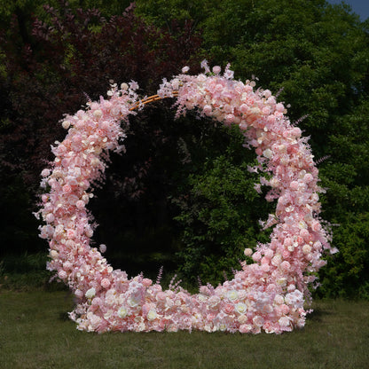 Isolde 2023 New Wedding Party Background Floral Arch Decoration