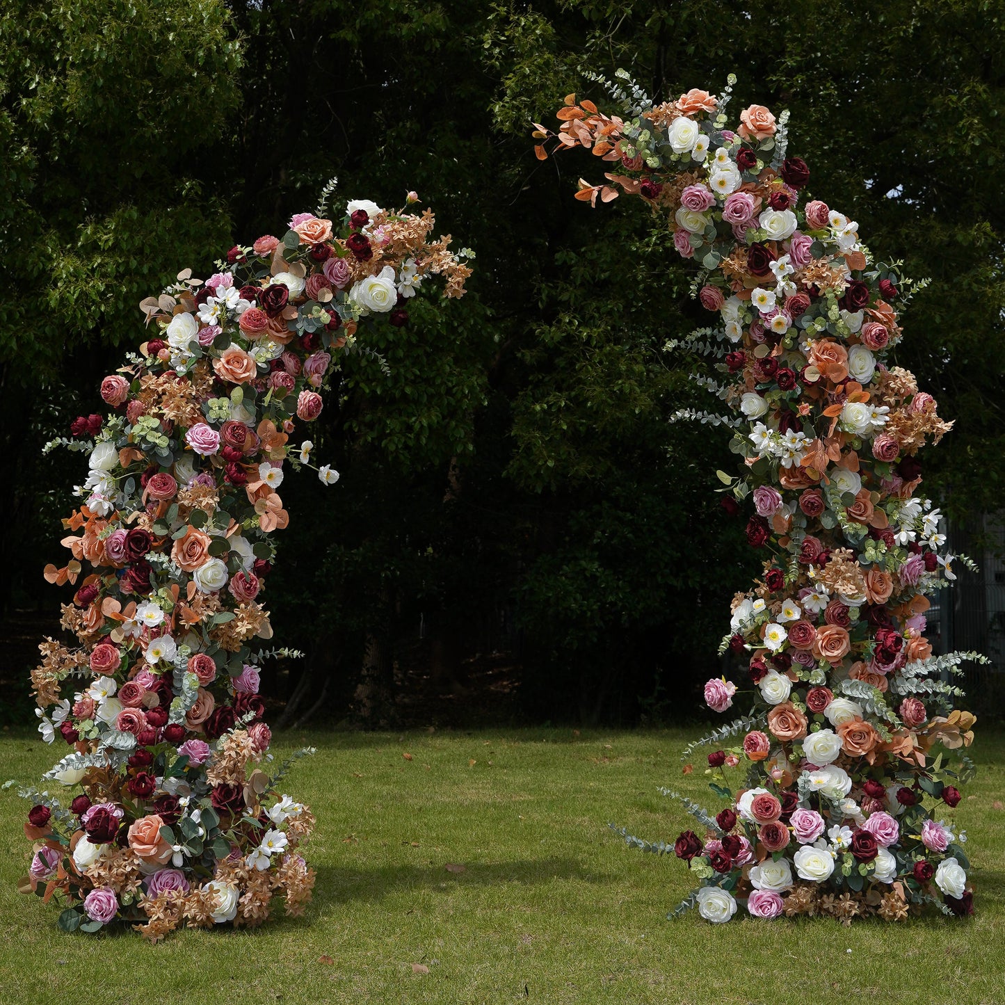 Phoenix flower arch:2023 New Wedding Party Background Floral Arch Decoration Including Frame