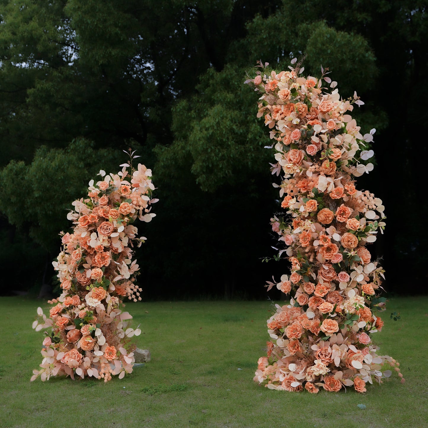 2024 New Wedding Party Background Floral Arch Decoration Including Frame-R096