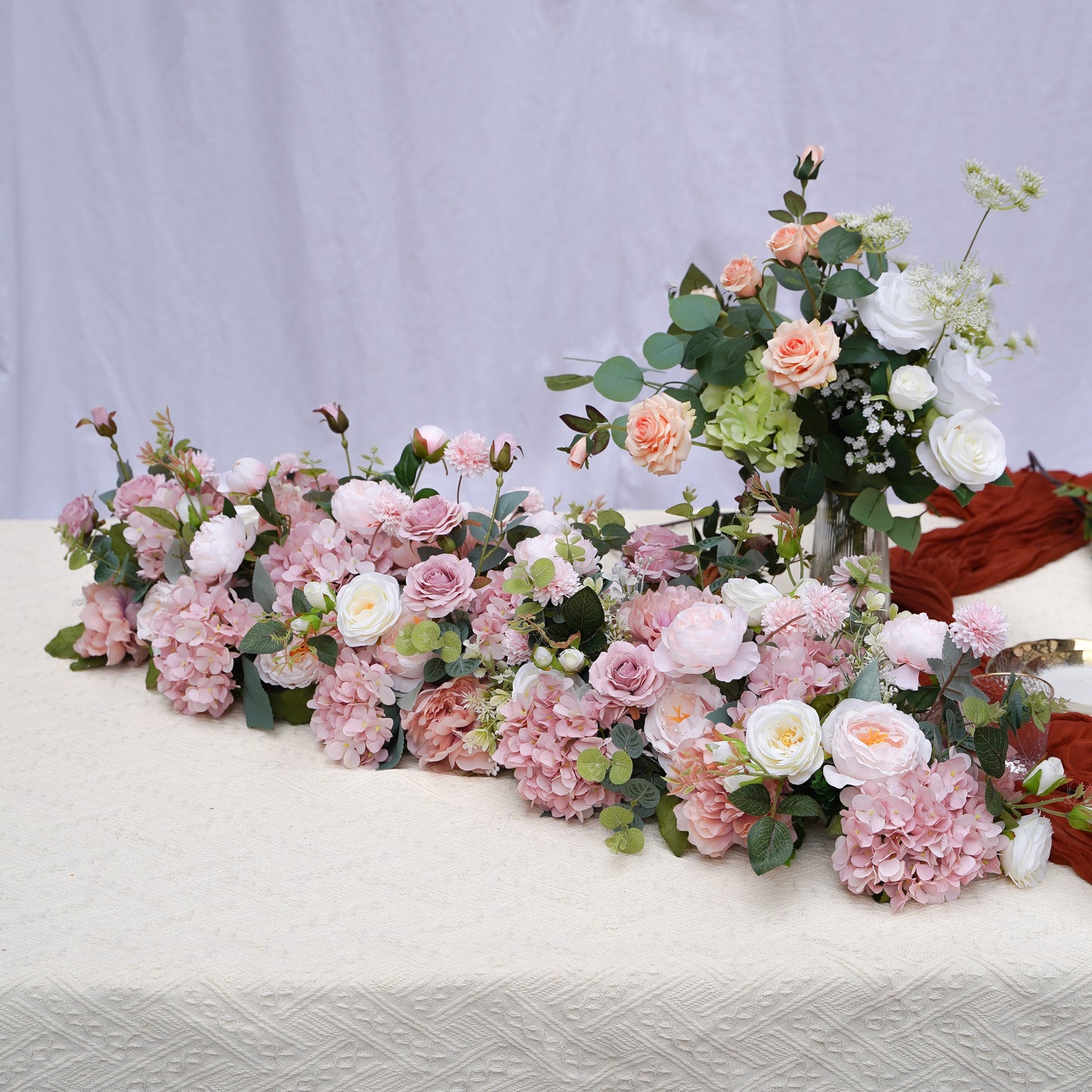 Asher 2023 New Wedding Party Lane Flower Row Table Decoration