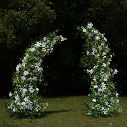 Willow flower arch:2023 New Wedding Party Background Floral Arch Decoration Including Frame