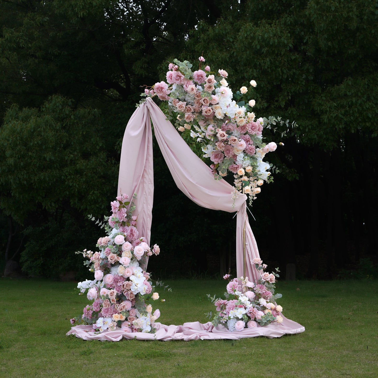 Lea Wedding Party Background Floral Arch Decoration