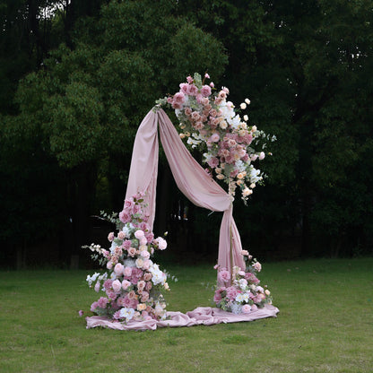 Lea Wedding Party Background Floral Arch Decoration