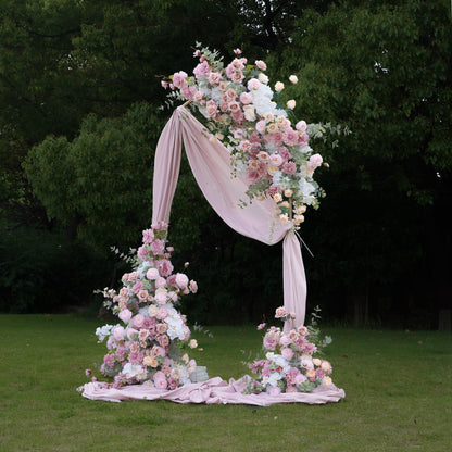 Lea Wedding Party Background Floral Arch Decoration