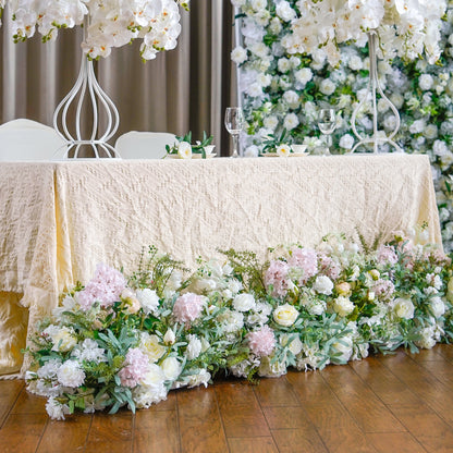 2023 New Long strip flower row trailing long table table arrangement table flower R277