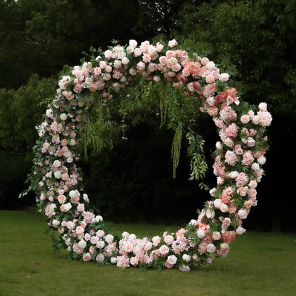 2024 New Wedding Party Background Floral Arch Decoration