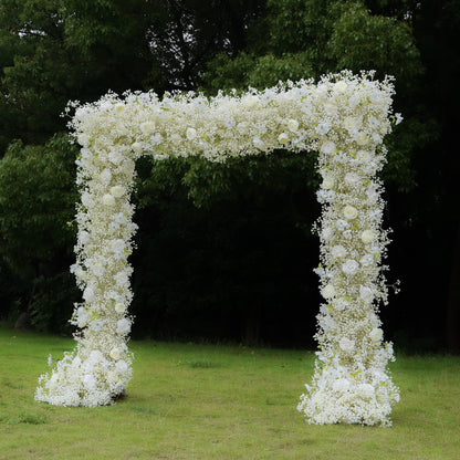 2024 New Wedding Party Background Floral Arch Decoration Including Frame