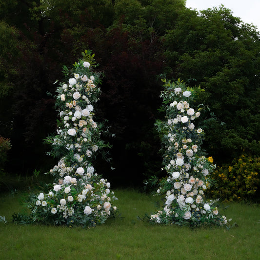 Kaia Wedding Party Background Floral Arch Decoration