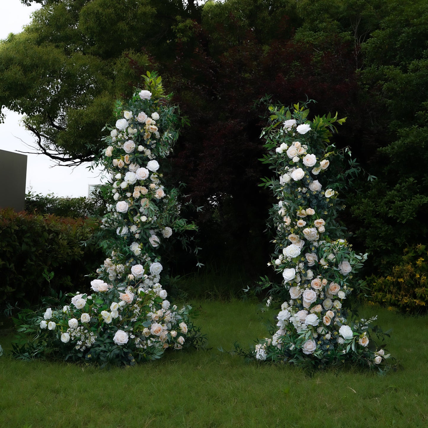 Kaia Wedding Party Background Floral Arch Decoration