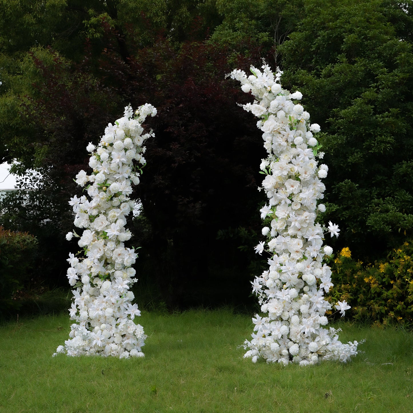 2024 New Wedding Party Background Floral Arch Decoration Including Frame