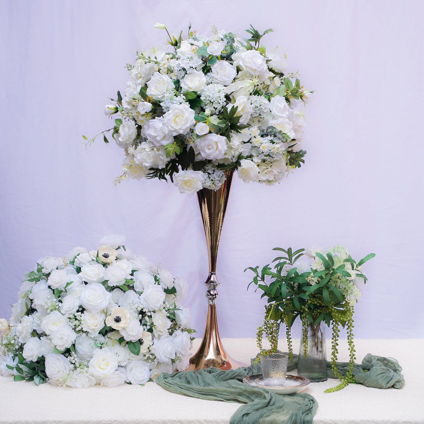 Sleet Flower Ball: Flower Centerpiece Bouquet Table Decoration Flower Ball -R246