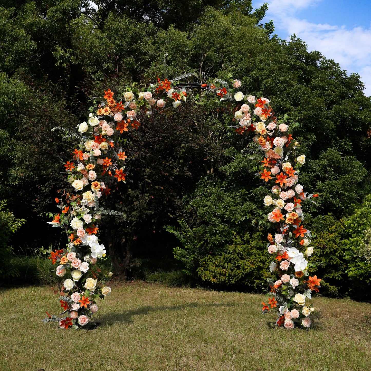 2023 New Wedding Party Background Floral Arch Decoration