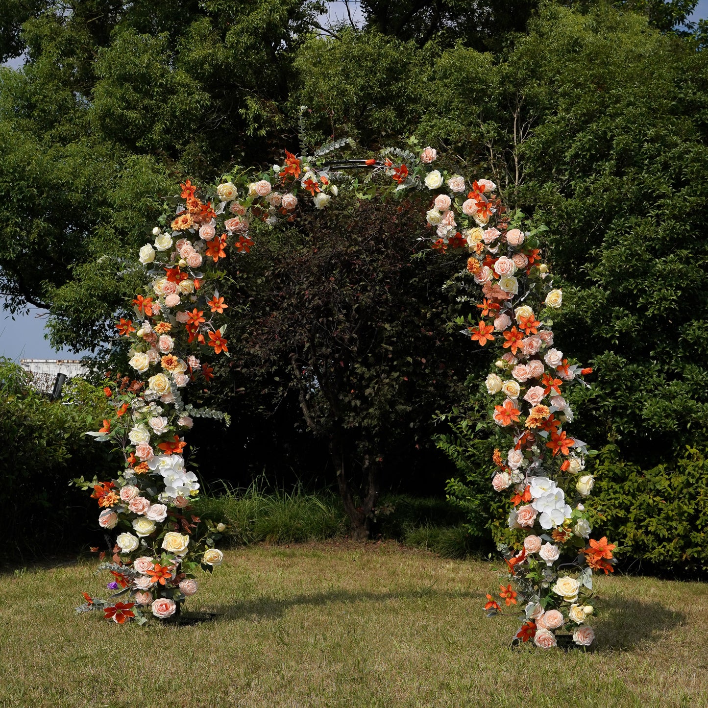 2023 New Wedding Party Background Floral Arch Decoration