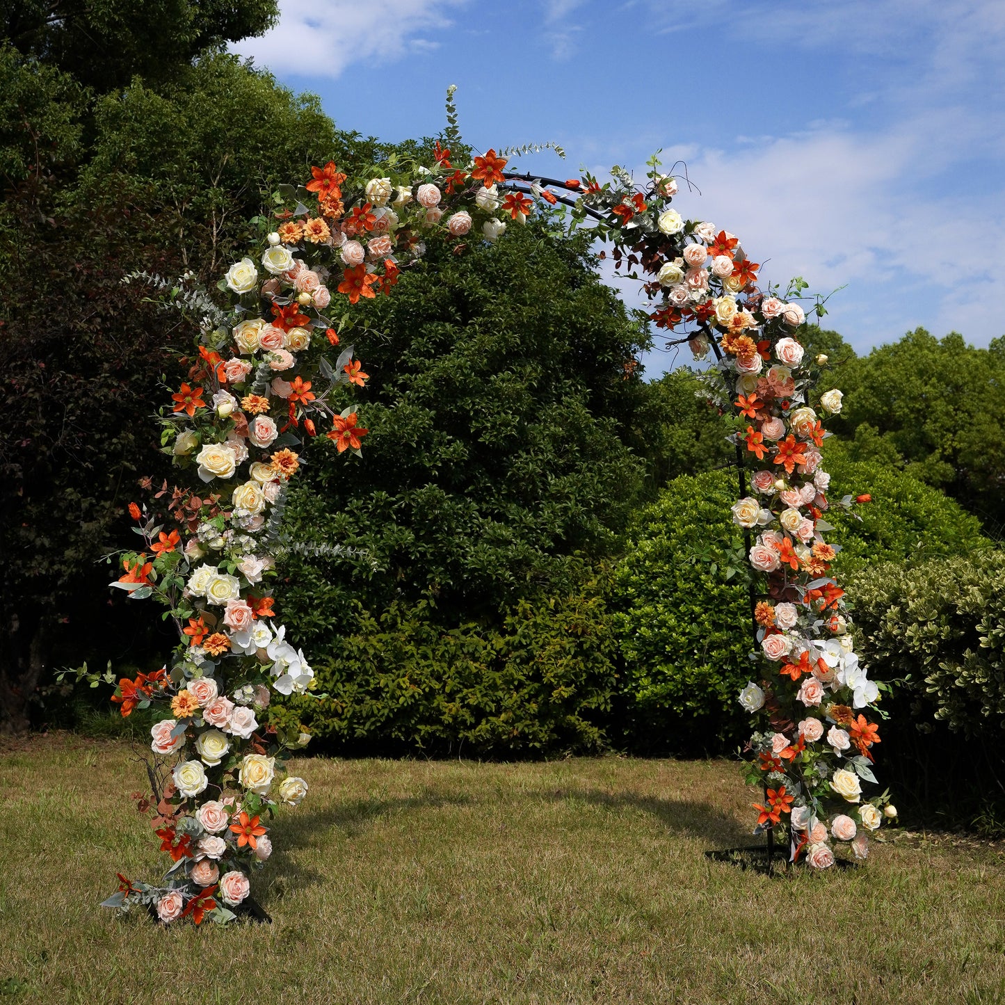 2023 New Wedding Party Background Floral Arch Decoration