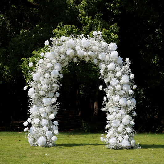 2024 New Wedding Party Background Floral Arch Decoration