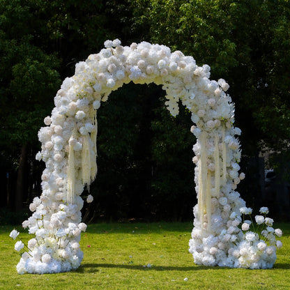 Z013:2023 New Wedding Party Background Floral Arch Decoration Including Frame