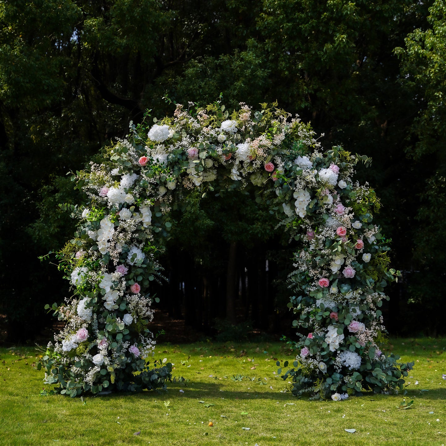 Jean  Wedding Party Background Floral Arch Decoration