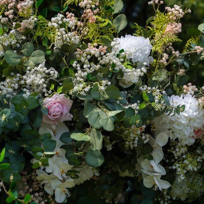 Jean  Wedding Party Background Floral Arch Decoration