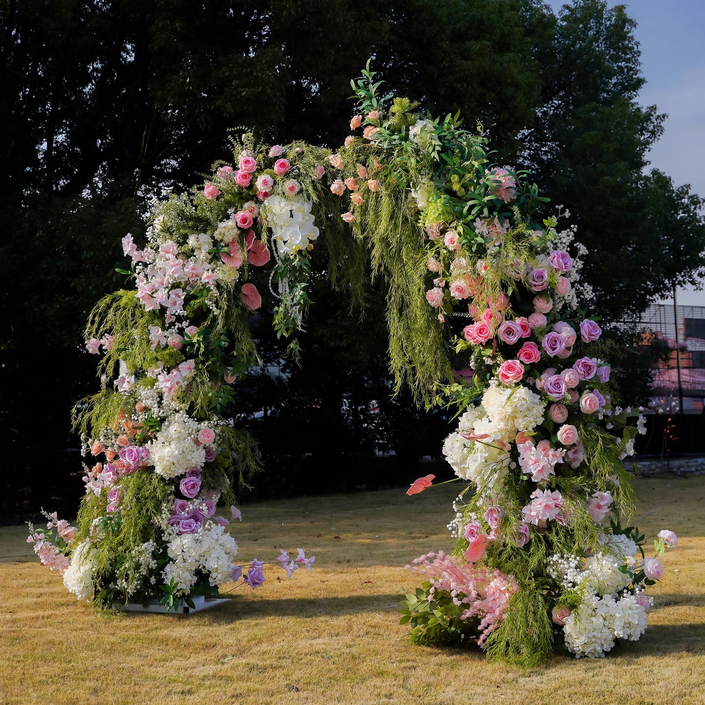 Mabry : Rose Morning Floral Arch Decoration Including Frame