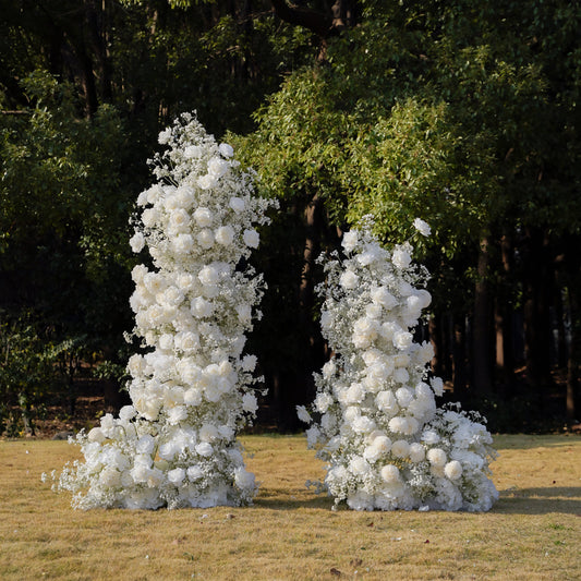 Sky Wedding Party Background Floral Arch Decoration