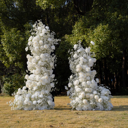 Sky Wedding Party Background Floral Arch Decoration