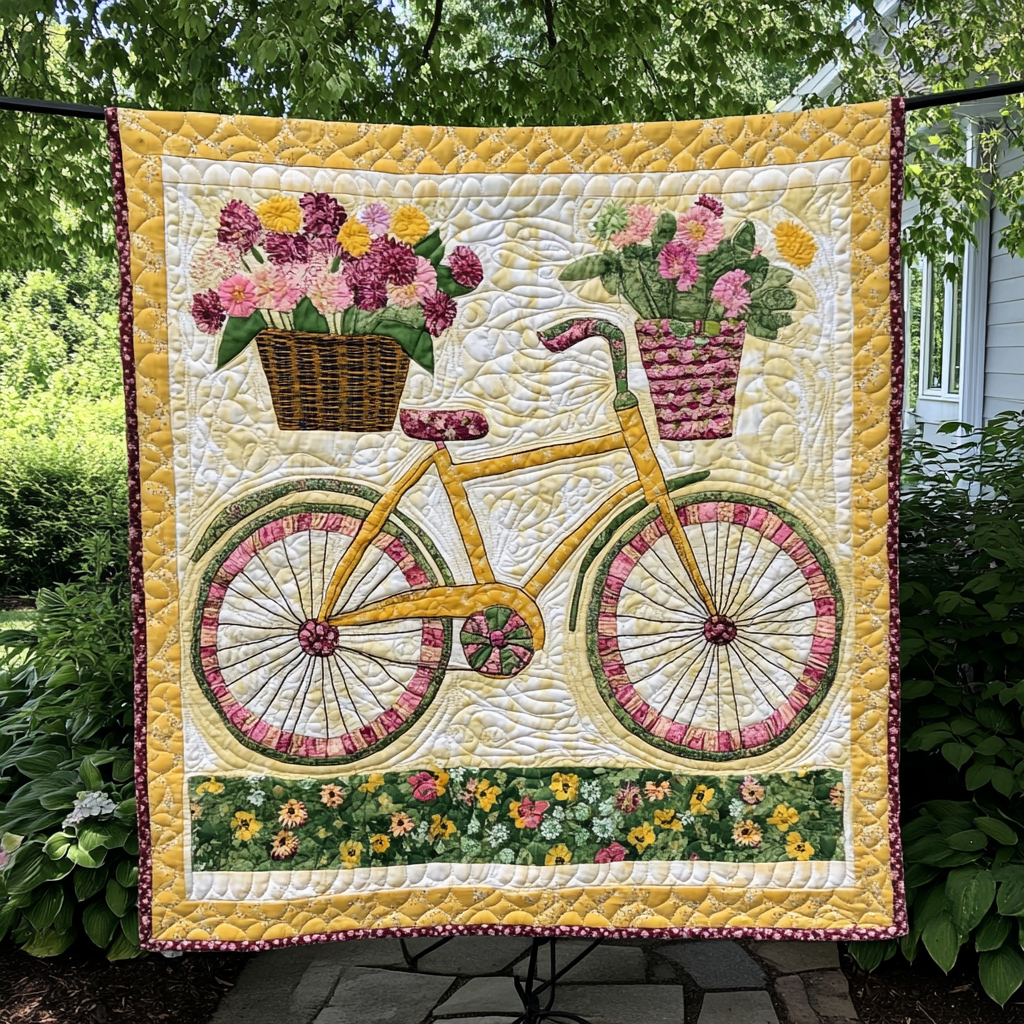 Daisy Chain Ride Quilted Blanket NCU0DK500