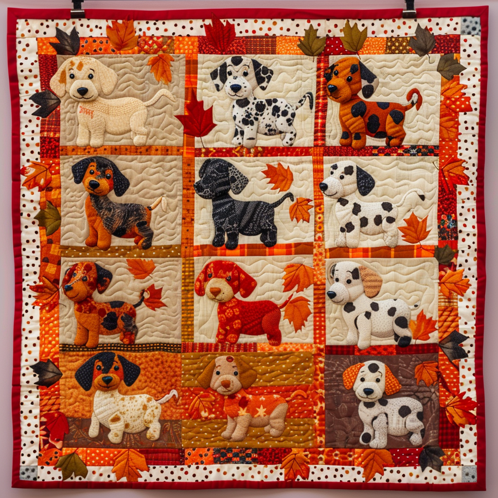 Dalmatian Friends Quilted Blanket NCU0DV319