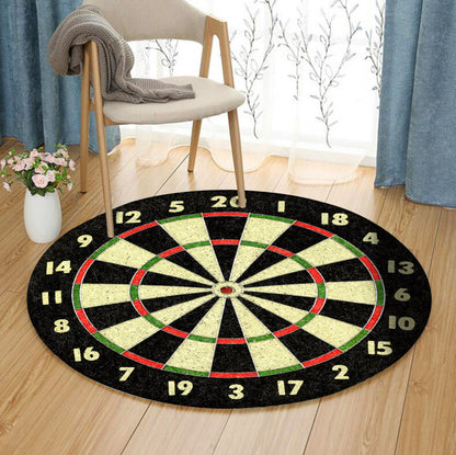 Dart Board TL240807TM Round Area Rug