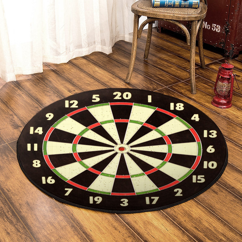 Dart Board TL240807TM Round Area Rug