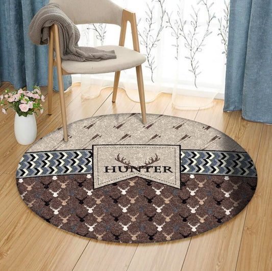 Deer Hunting NT220805RR Round Area Rug