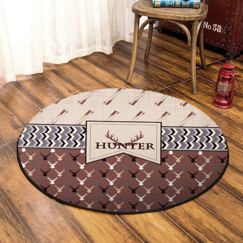 Deer Hunting NT220805RR Round Area Rug