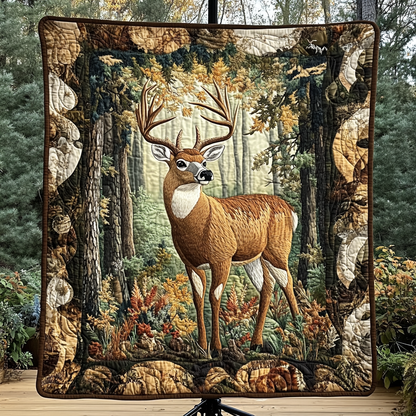 Deer Haven Quilted Blanket NCU0DK3399