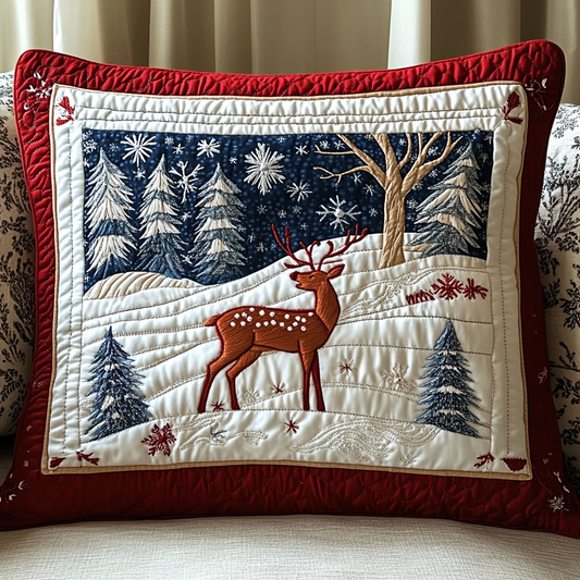 Deer Haven Quilted Pillow Case NCU0VH604