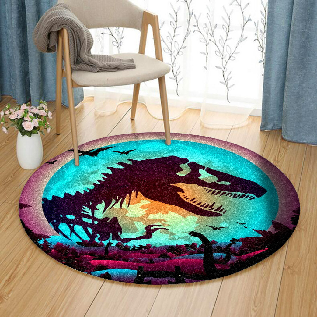 Dinasaur BT200807RR Round Area Rug