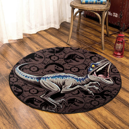 Dinosaur HM230811TM Round Area Rug