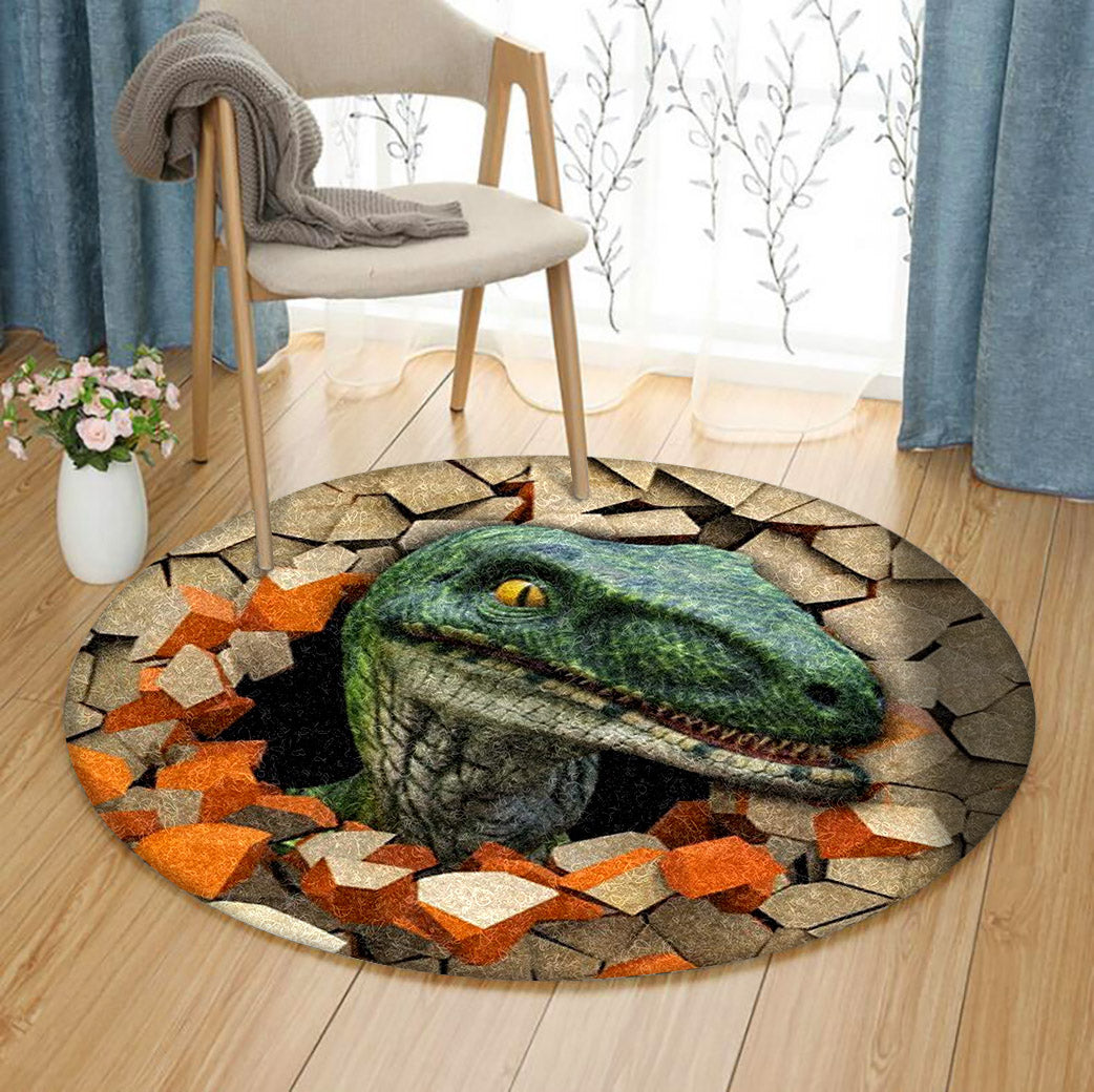 Dinosaur NT210815RR Round Area Rug