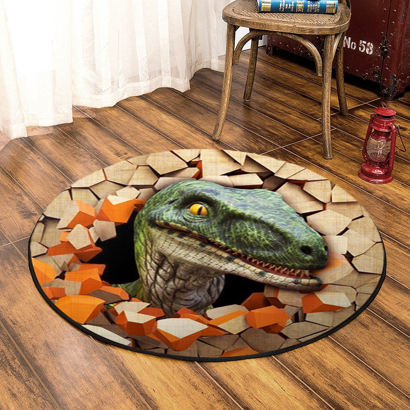 Dinosaur NT210815RR Round Area Rug