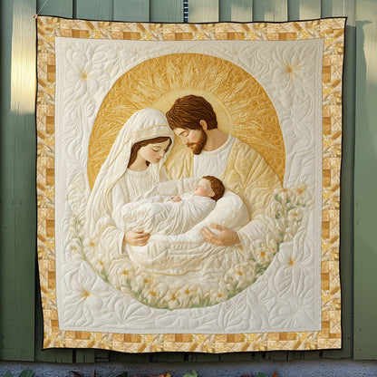 Divine Nativity Quilted Blanket NCU0TL1736