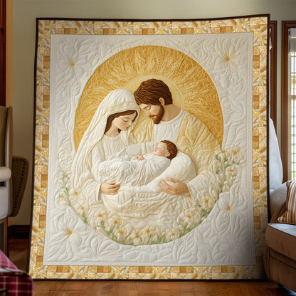 Divine Nativity Quilted Blanket NCU0TL1736