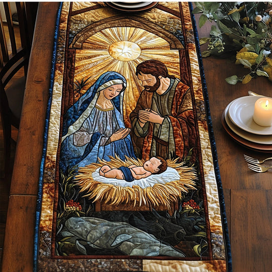 Divine Scene Quilted Table Runner NCU0PT1304