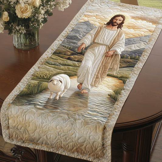 Divine Serenity Quilted Table Runner NCU0VL791