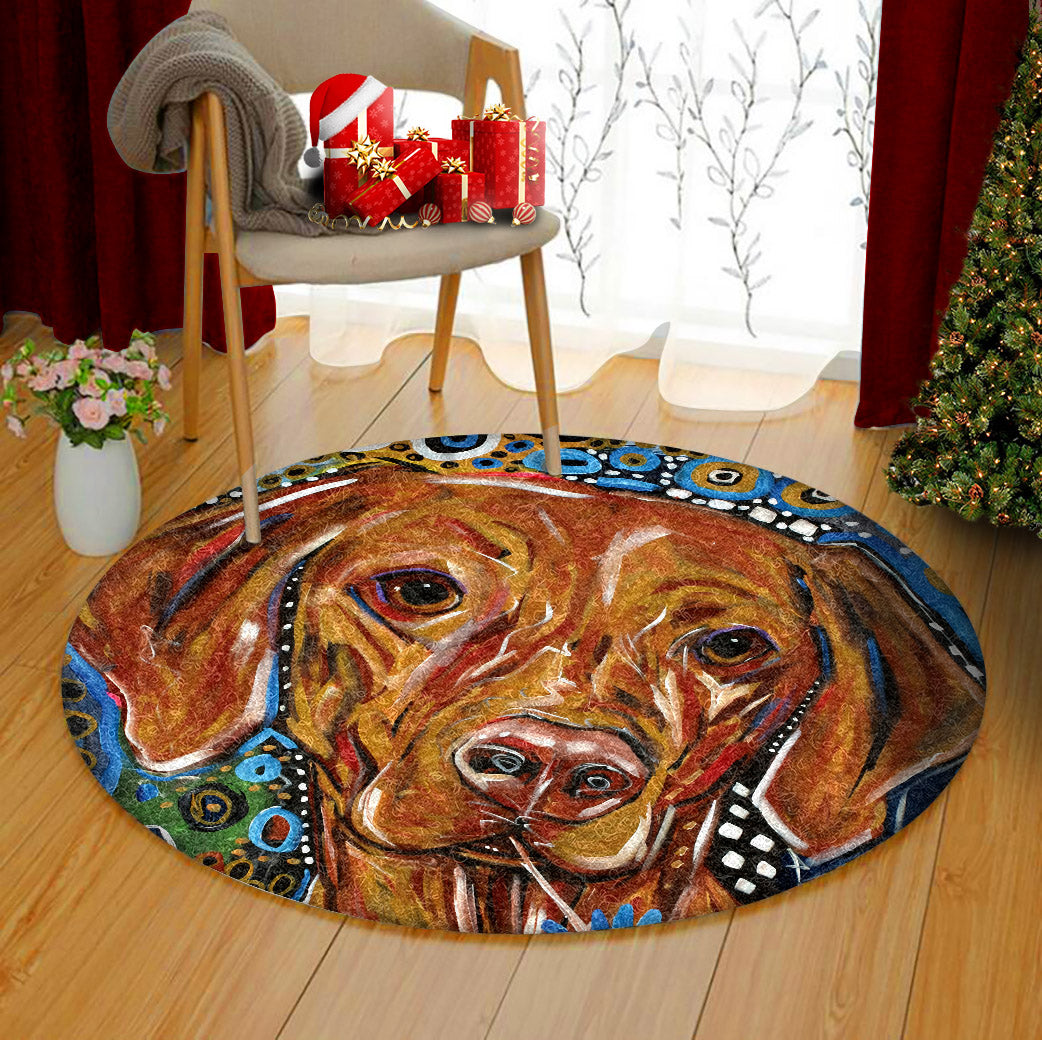 Dog AA0211025TM Round Area Rug